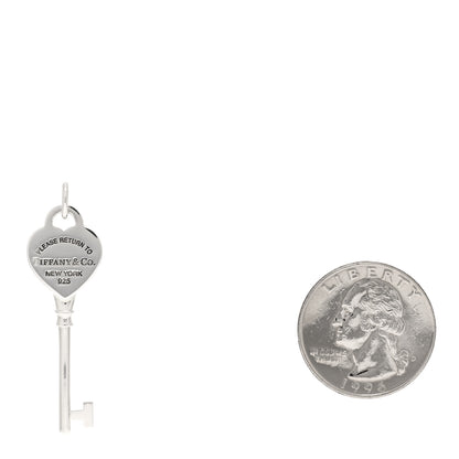 Tiffany Sterling Silver Return To Tiffany Heart Key Pendant 2 of 3