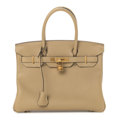 Hermes Taurillon Clemence Birkin 30 Trench 1 of 10