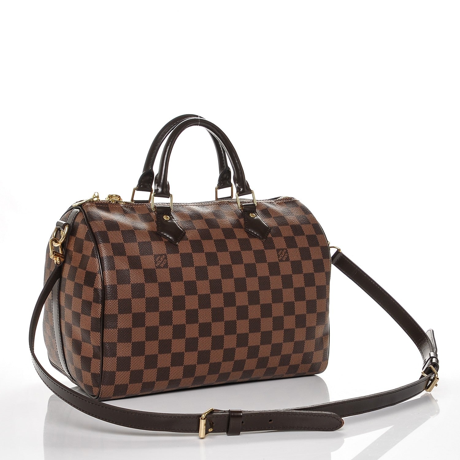 Louis Vuitton Damier Ebene Speedy Bandouliere 30 3 of 7