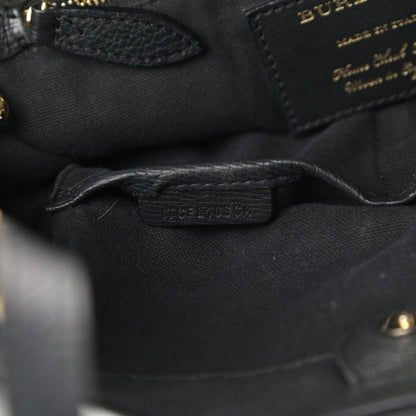 Burberry Grainy Calfskin House Check Small Canterbury Black 7 of 18