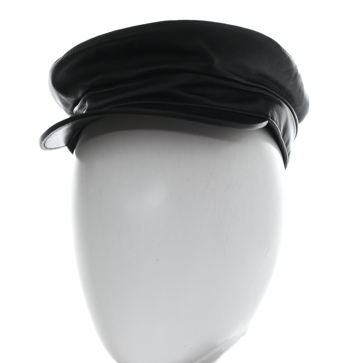 Lambskin Vauban Charms Cap 56 Black