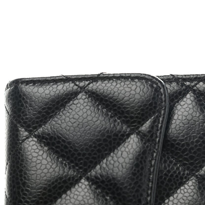 Chanel Caviar Quilted Large Flap Wallet Black 9 of 11
