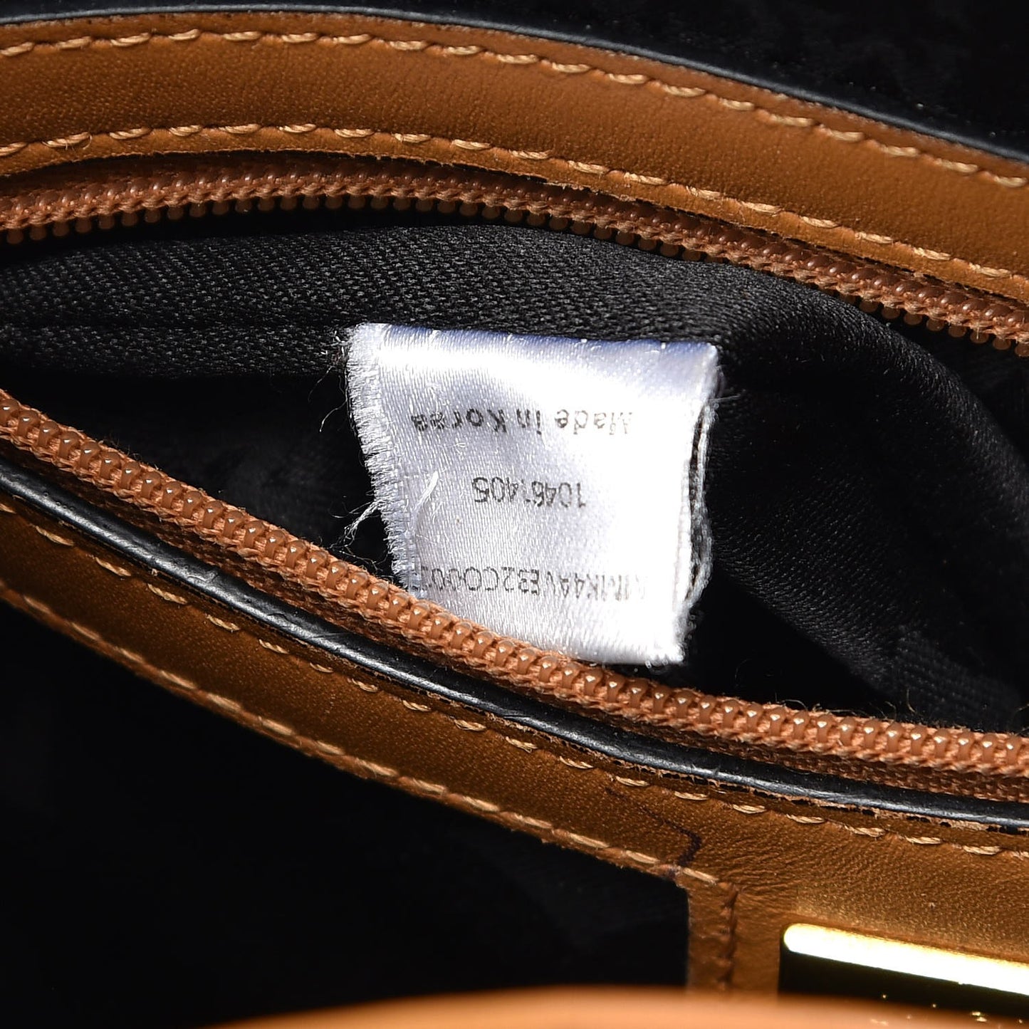 Visetos Studded Small Stark M Logo Collection Backpack Cognac