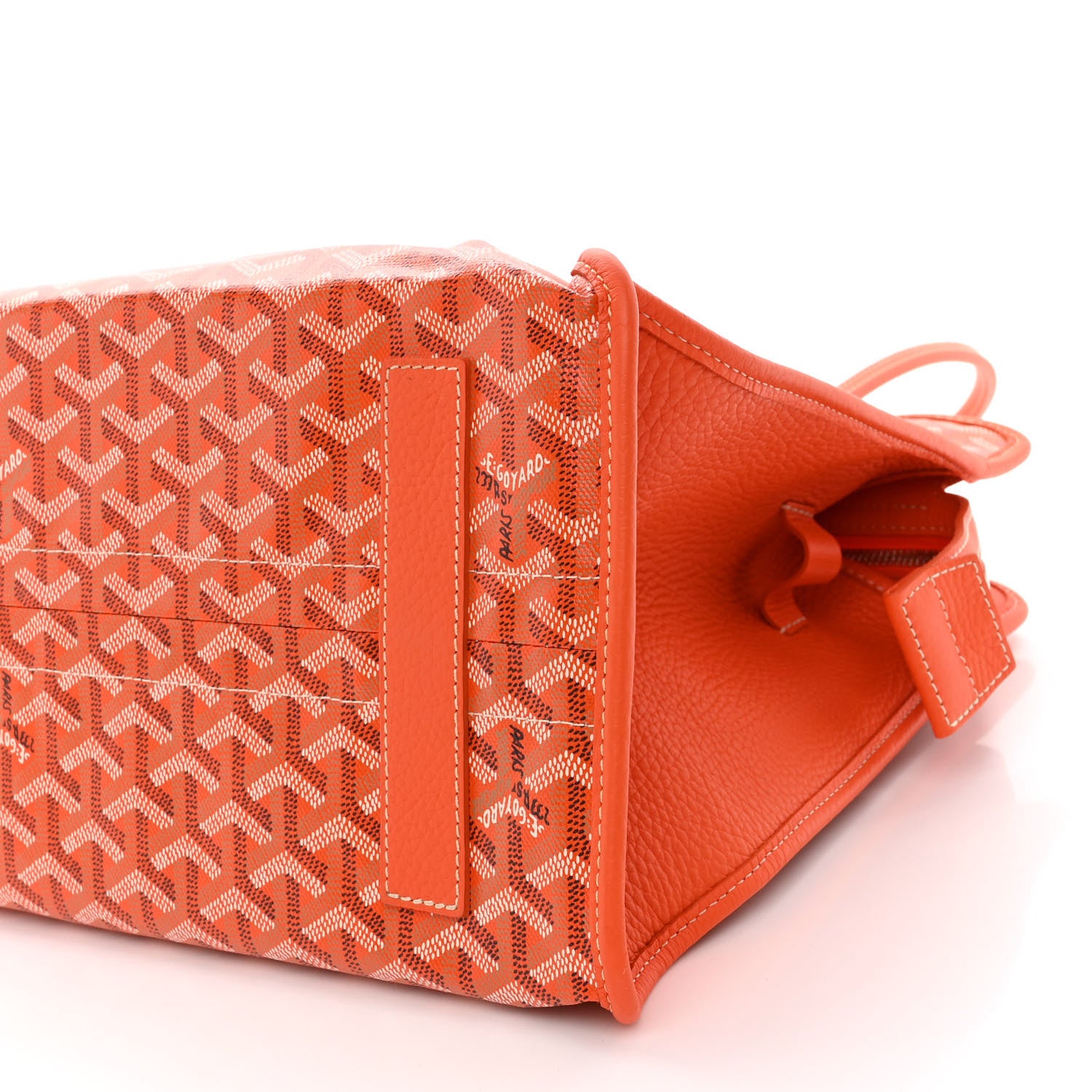 Goyard Goyardine Sac Hardy Pet Carrier PM Orange 10 of 11