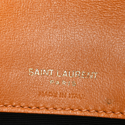 Saint Laurent Daytona Lambskin Matelasse Chevron Quilted Mini Loulou Dry Spell Dry Spell 6 of 10