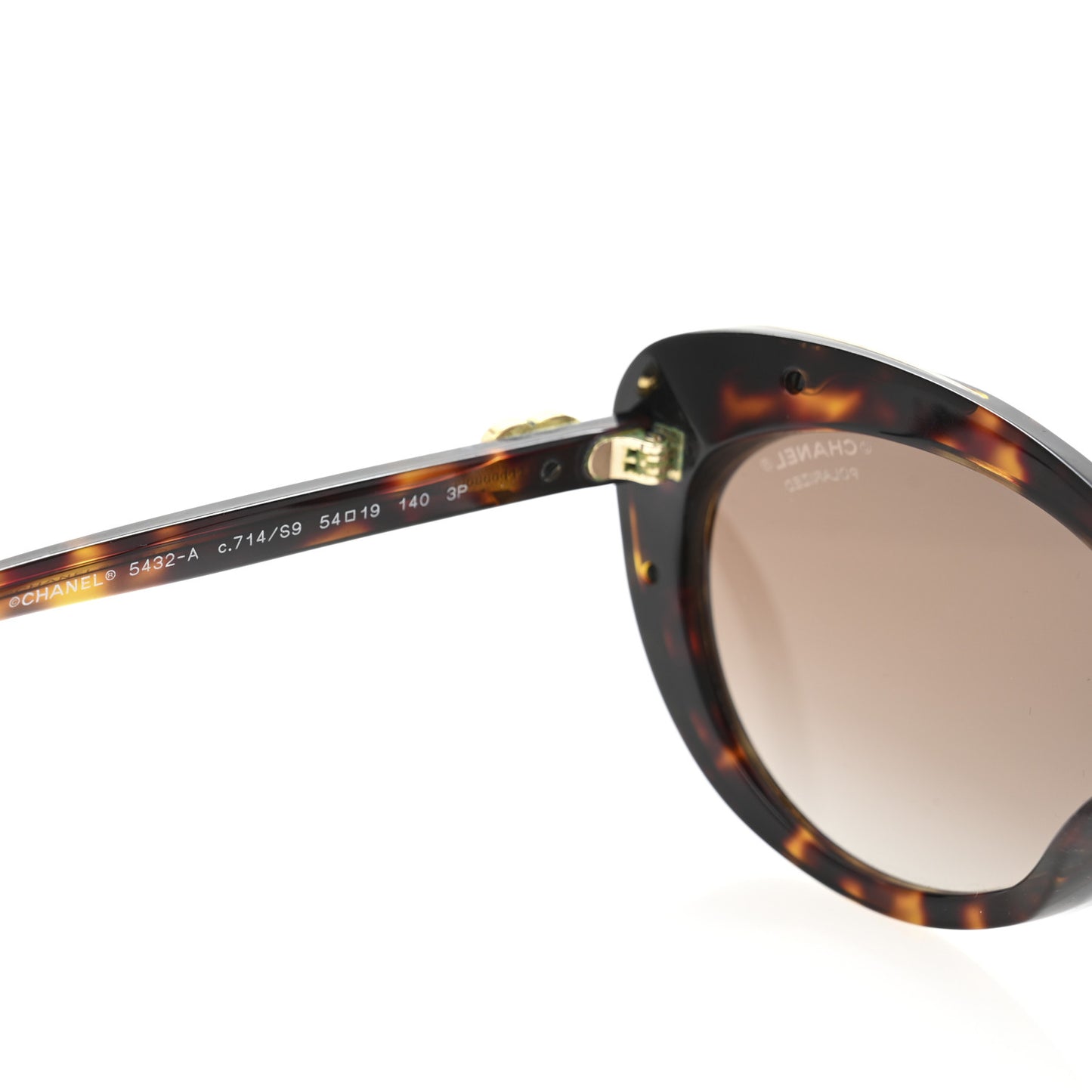 Acetate Polarized Cat Eye CC Sunglasses 5432-A Tortoise