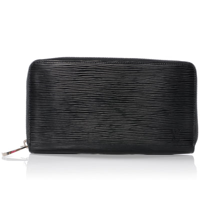 Louis Vuitton Epi Zippy Organizer Wallet Black 1 of 6