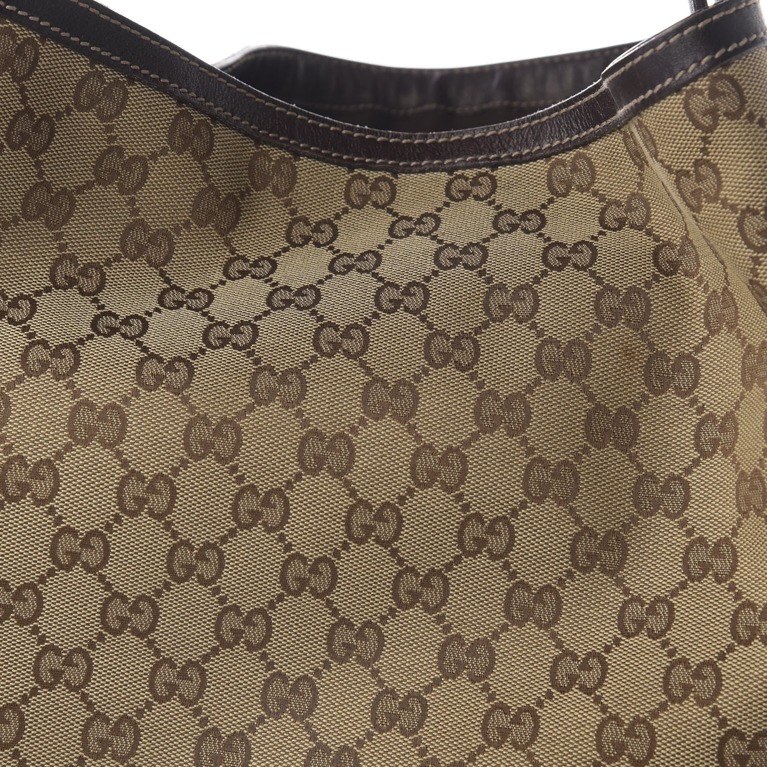 Gucci Monogram Large Wave Hobo Dark Brown 10 of 11