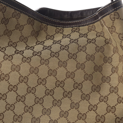 Gucci Monogram Large Wave Hobo Dark Brown 10 of 11