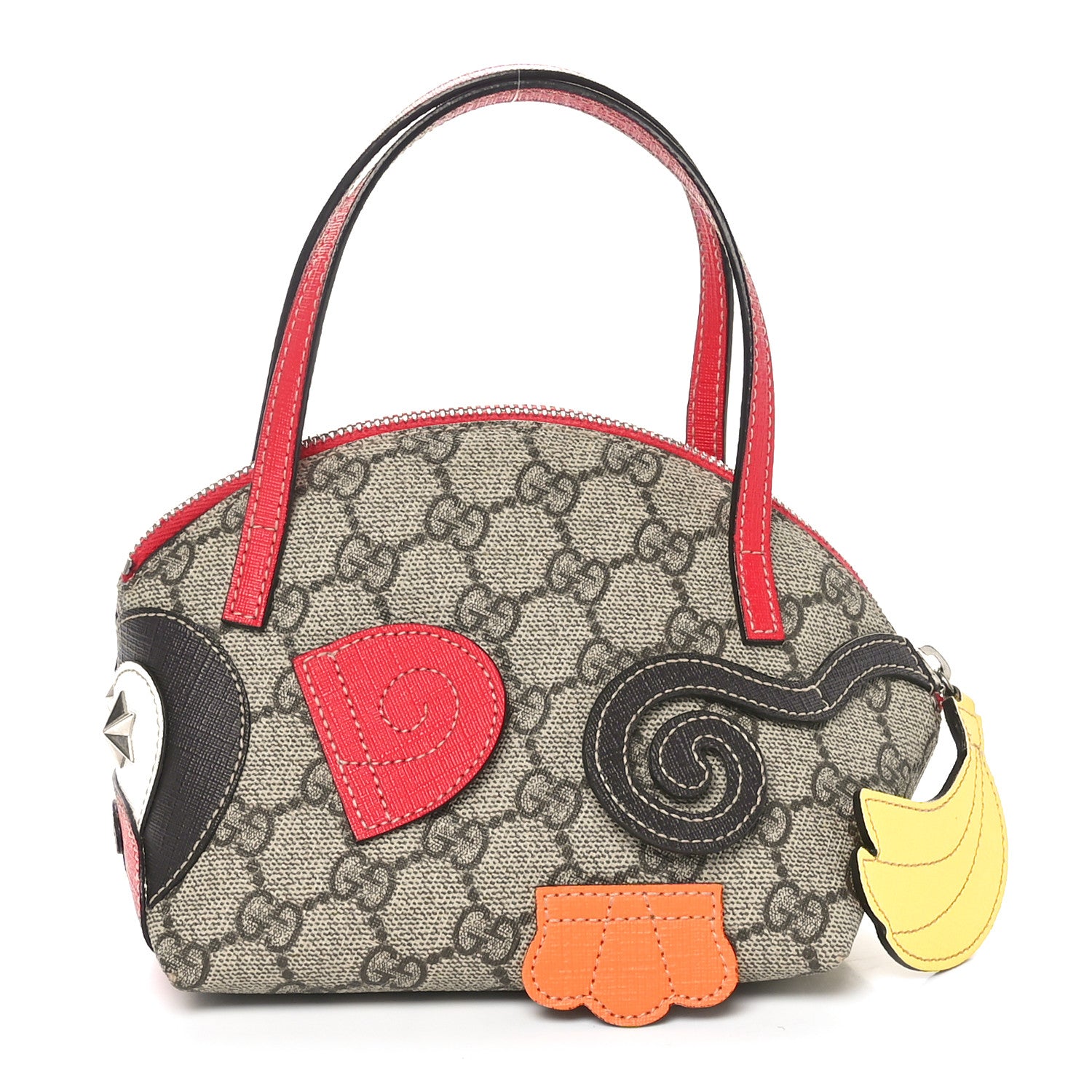 Gucci GG Supreme Monogram Children Zoo Monkey Bag Multicolor 1 of 10