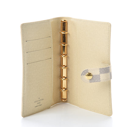 Louis Vuitton Damier Azur Small Ring Agenda Cover 5 of 7
