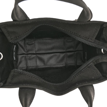 Marc Jacobs Cotton Canvas Mini The Traveler Tote Bag Black 5 of 9