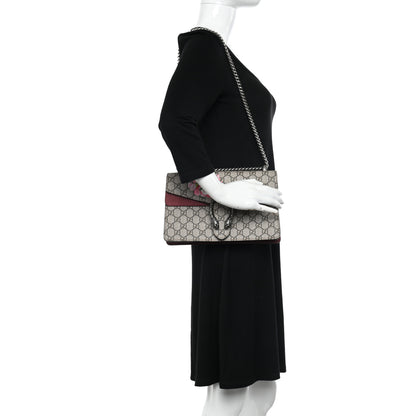 Gucci GG Supreme Monogram Blooms Small Dionysus Shoulder Bag Beige Multicolor Dry Rose 2 of 12
