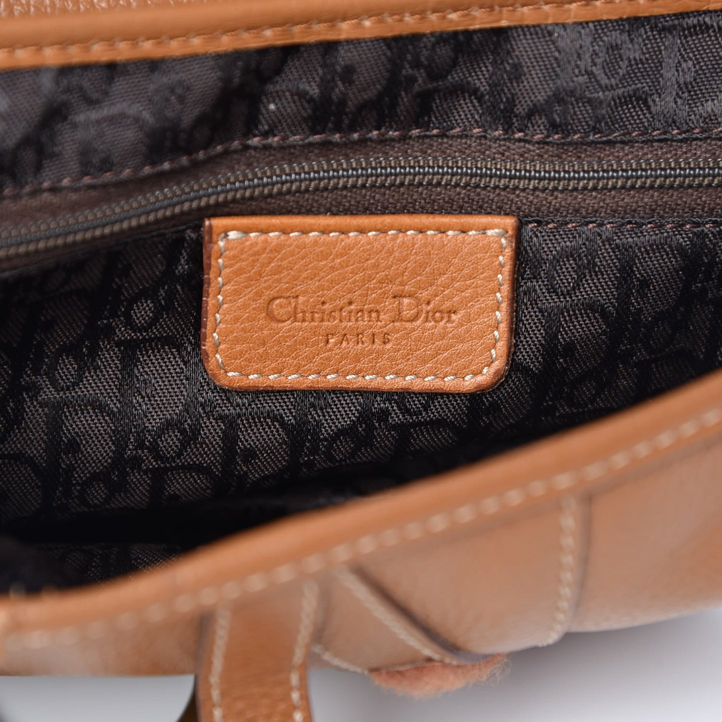 Calfskin Saddle Bag Tan