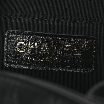 Chanel Lambskin Quilted Small Duma Drawstring Backpack Black 6 of 11