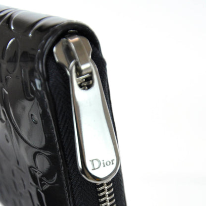 Christian Dior Patent Ultimate Zip Around Wallet 9 of 9