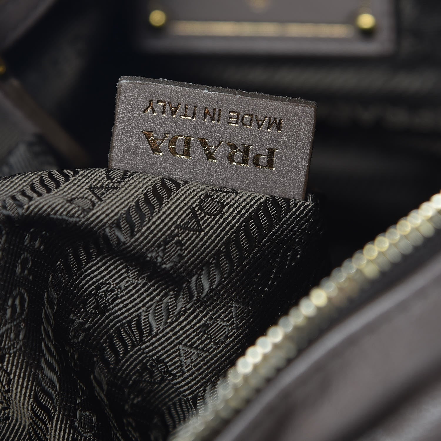 Prada Soft Calfskin Satchel Bambu 8 of 11