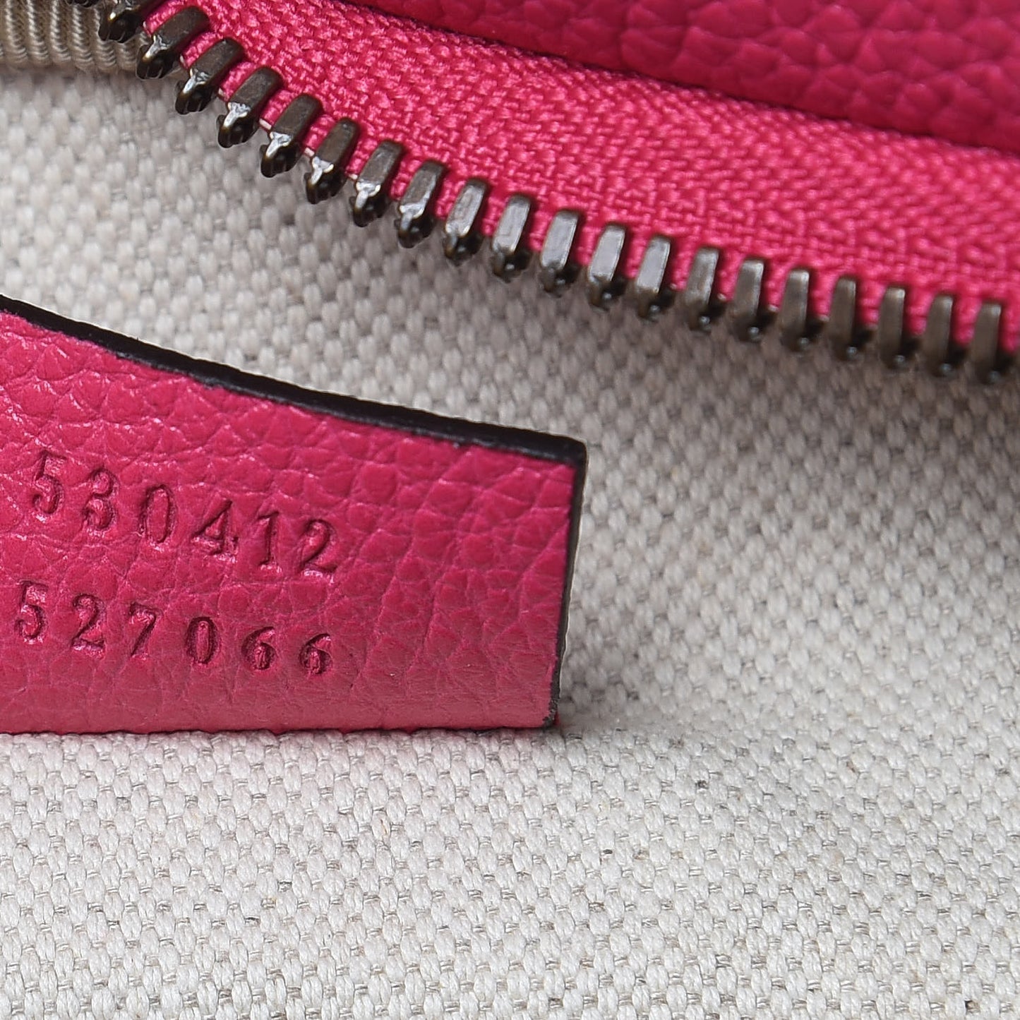Grained Calfskin Logo Belt Bag Pink