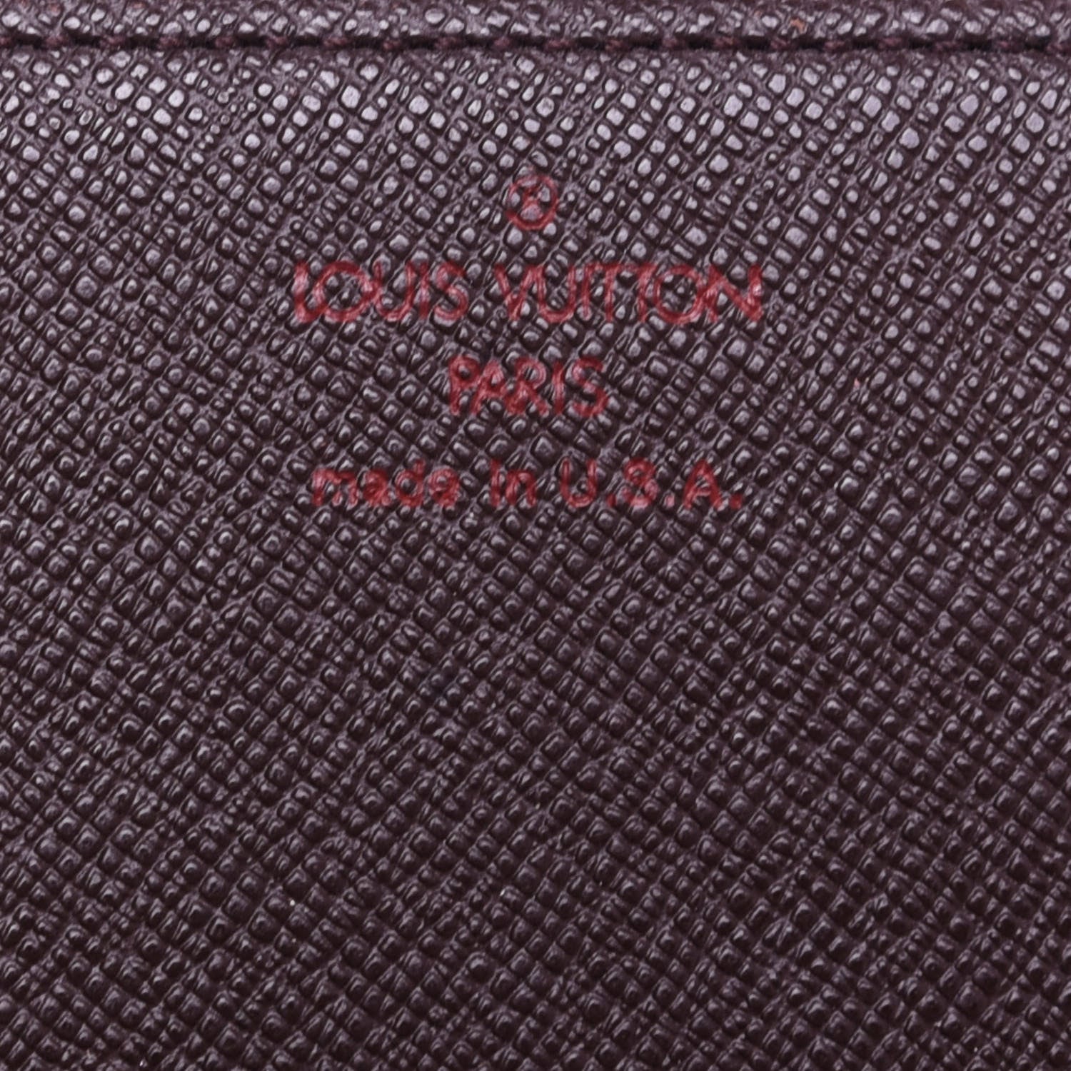 Louis Vuitton Damier Ebene Simple Checkbook Cover Wallet 6 of 7