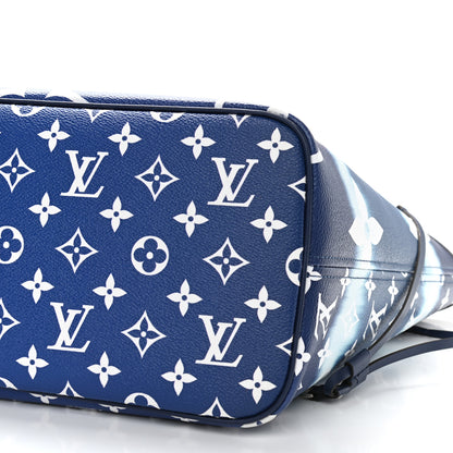 Louis Vuitton Monogram Escale Neverfull MM Blue 11 of 11