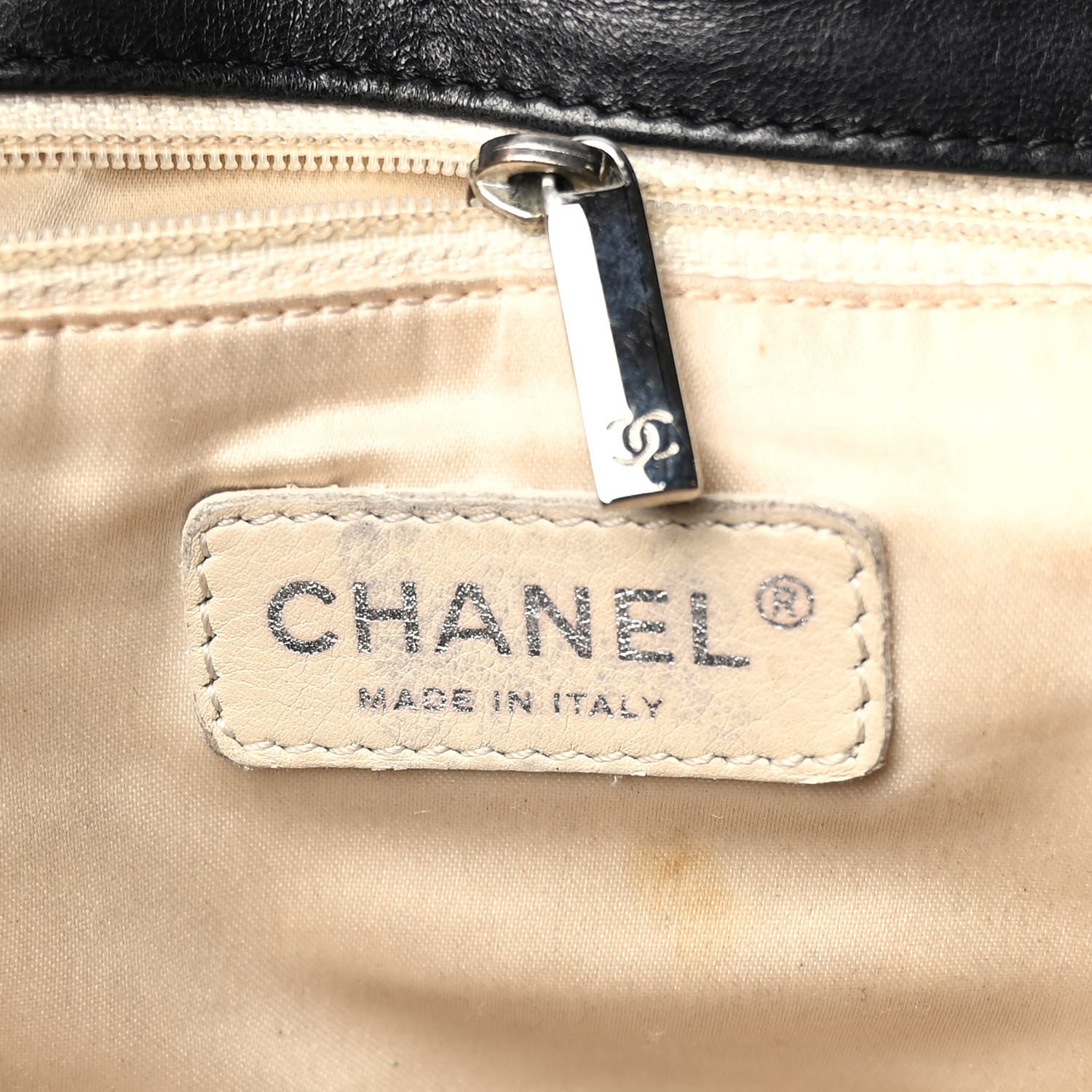 Chanel Lambskin Quilted East West Accordion Flap Black 6 of 14