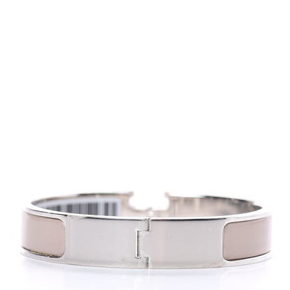 Hermes Narrow Enamel Clic Clac H Bracelet PM Marron Glace 3 of 5