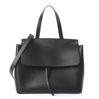 Mansur Gavriel Saffiano Lady Bag Black Flamma 1 of 8