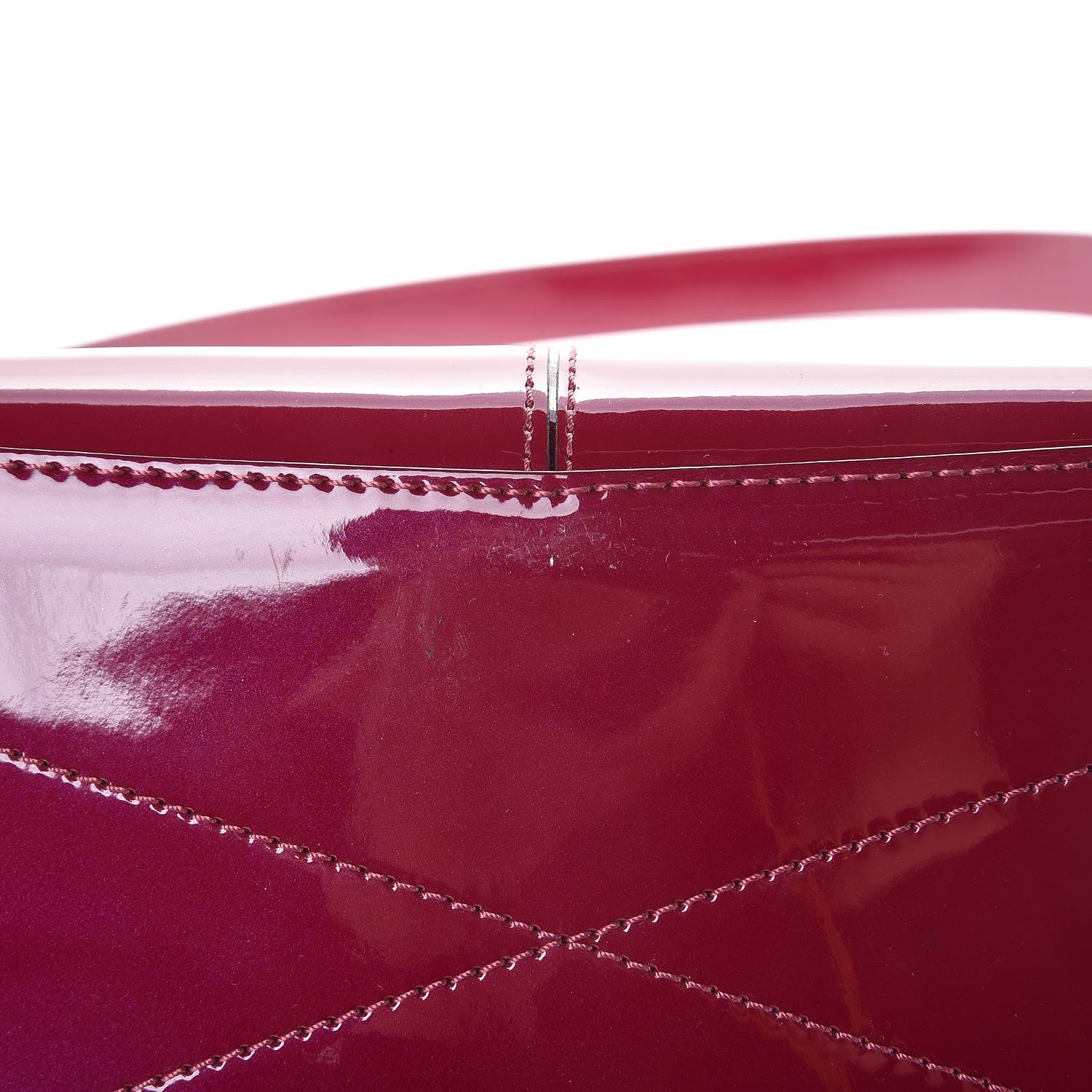 Louis Vuitton Patent Calfskin Miroir Tote Magenta 11 of 19