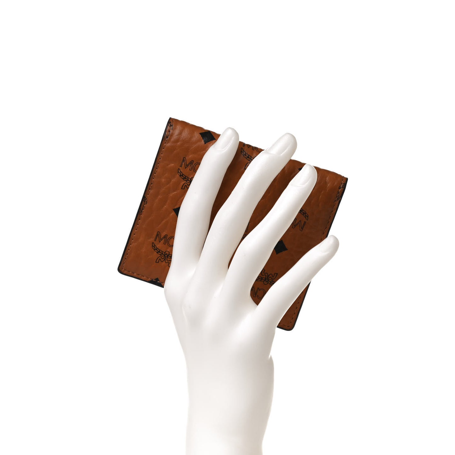 Visetos Mini Bi-Fold Wallet Cognac