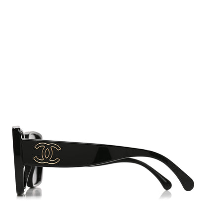 Chanel Acetate CC Square Sunglasses 5541-A Black 3 of 7