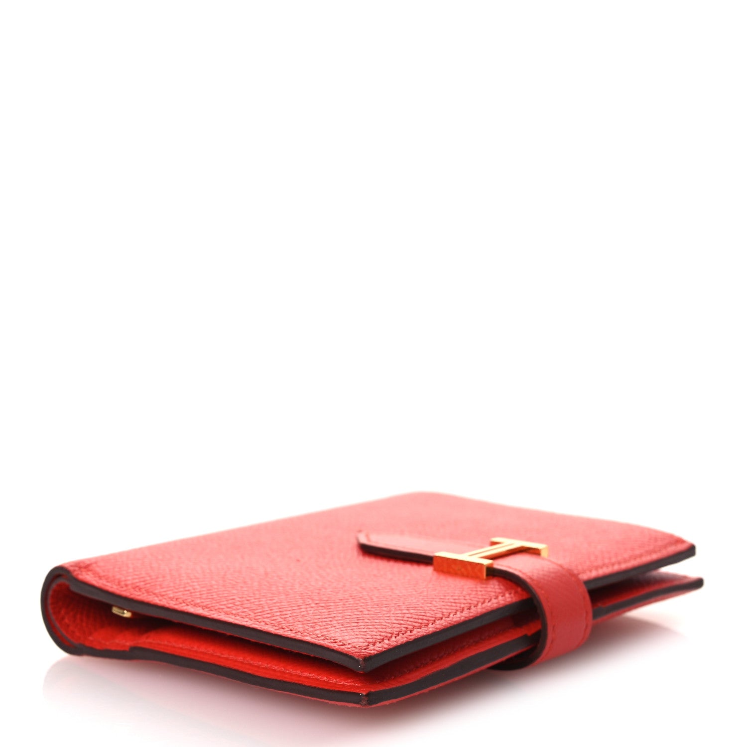 Hermes Epsom Bearn Compact Wallet Rouge Tomate 4 of 8