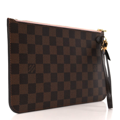 Louis Vuitton Damier Ebene Neverfull MM GM Pochette Rose Ballerine 4 of 7