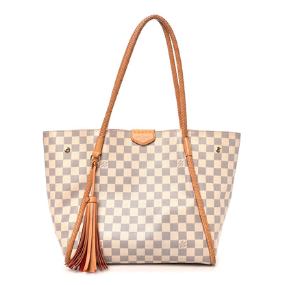 Louis Vuitton Damier Azur Propriano Rose Ballerine 1 of 11