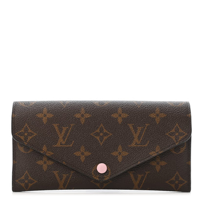 Louis Vuitton Monogram Josephine Wallet Rose Ballerine 2 of 6