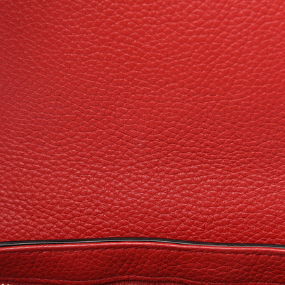 Gucci Pebbled Calfskin Medium Soho Flap Crossbody Red 9 of 13