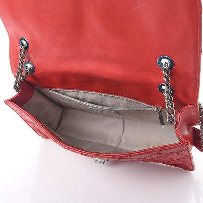 Chanel Calfskin CC Crave Reissue Crown Jumbo Flap Light Red 5 of 9