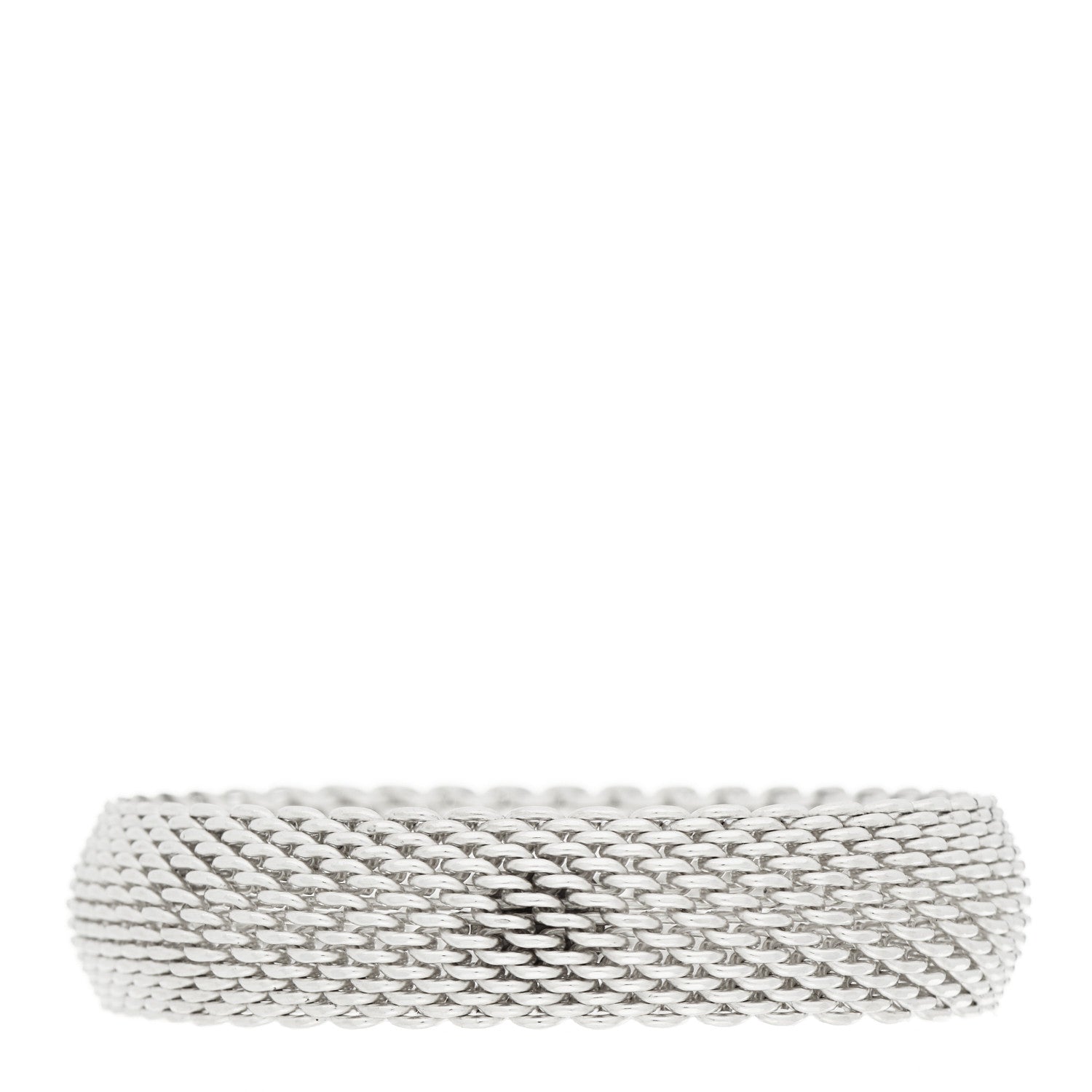 Tiffany Sterling Silver Somerset Mesh Bracelet 2 of 4