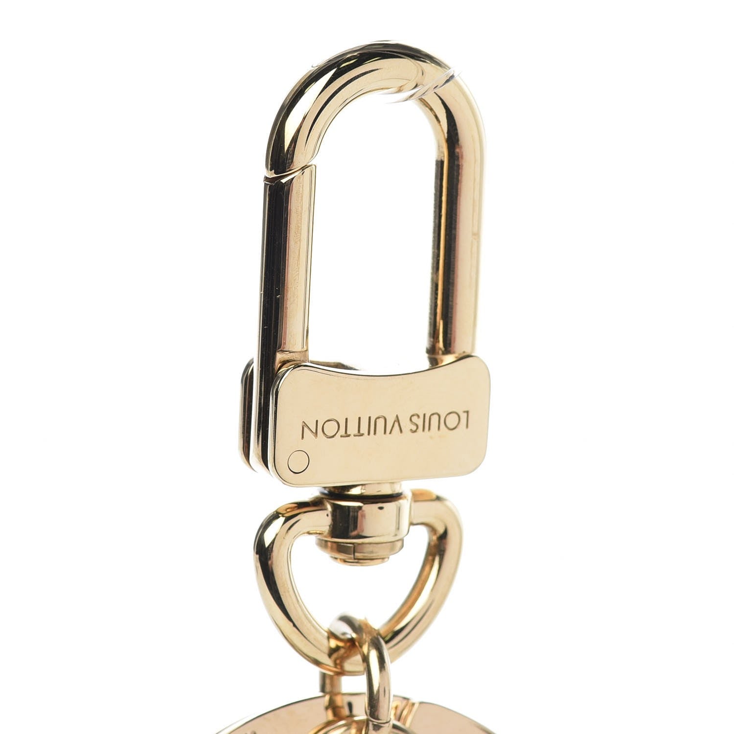Louis Vuitton Calfskin Artsy Key Ring Holder Black 3 of 4