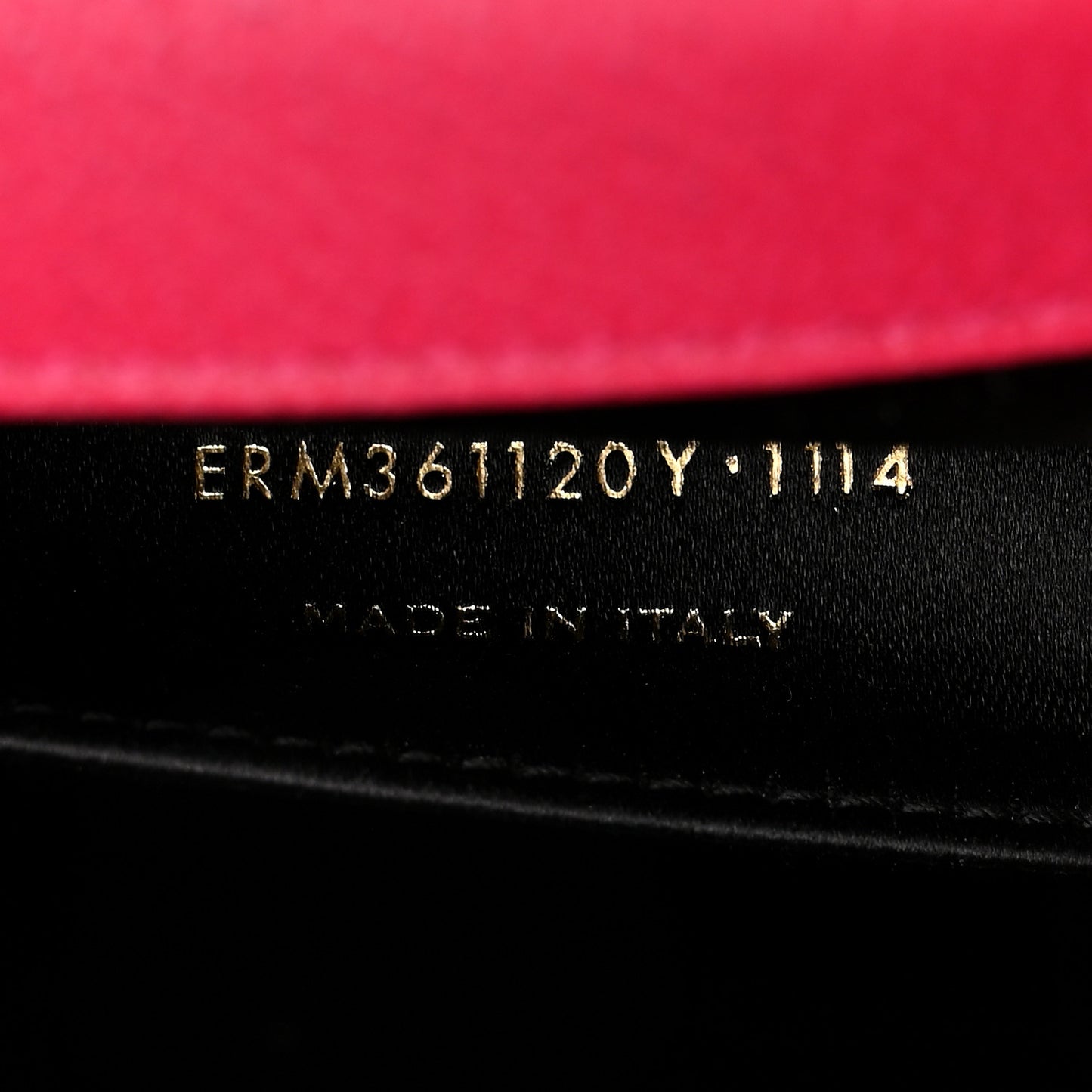 Goatskin Monogram Large Belle De Jour Clutch Lipstick Fuchsia