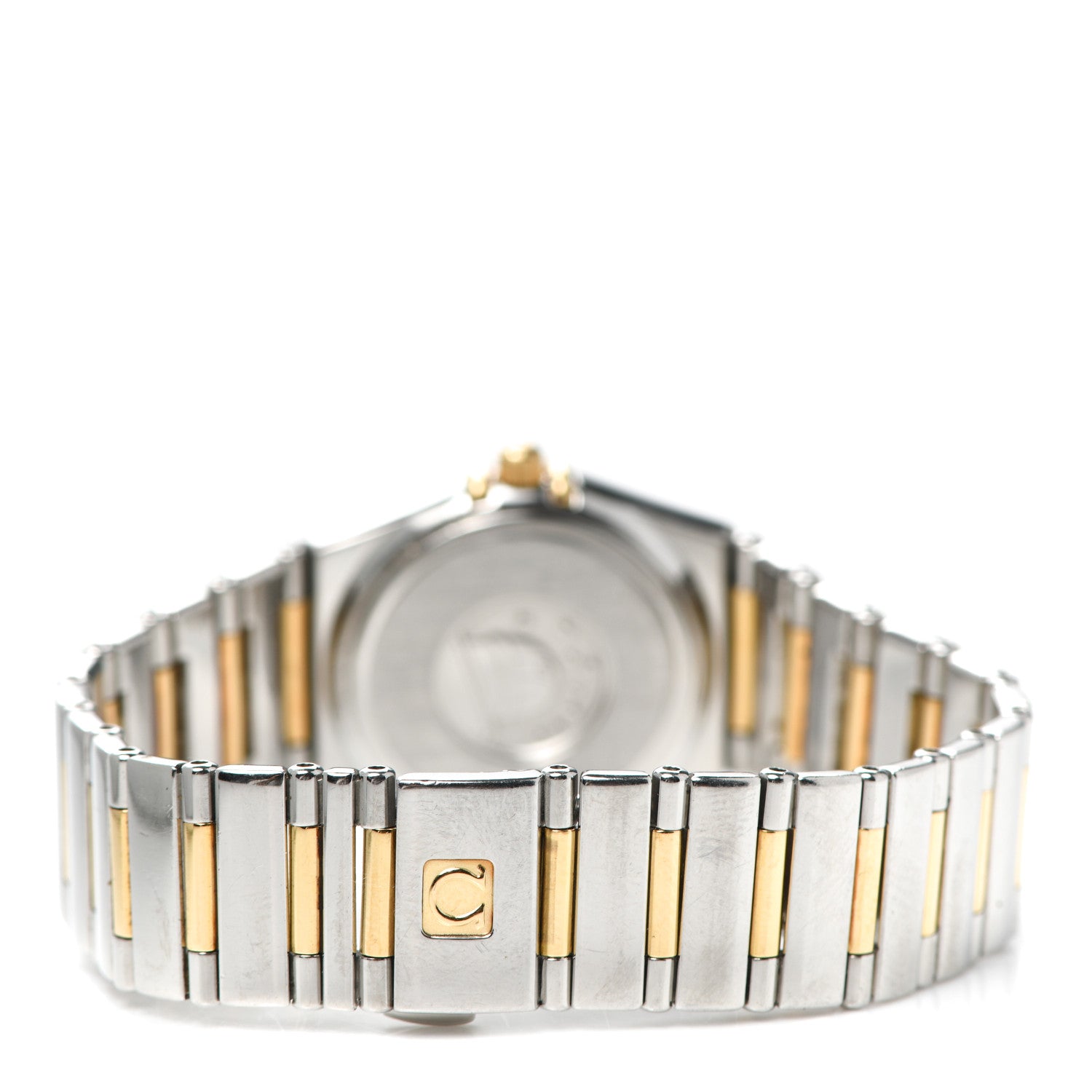 Omega Stainless Steel 18K Yellow Gold Diamond Bezel Mother of Pearl 23mm Constellation My Choice Quartz Watch 895.1243 3 of 4