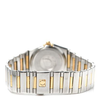 Omega Stainless Steel 18K Yellow Gold Diamond Bezel Mother of Pearl 23mm Constellation My Choice Quartz Watch 895.1243 3 of 4