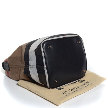 Burberry Canvas Mega Check Medium Ashby Black 4 of 8