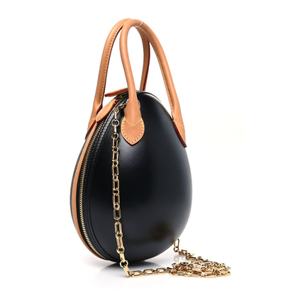 Louis Vuitton Monogram Egg Bag Black 4 of 10