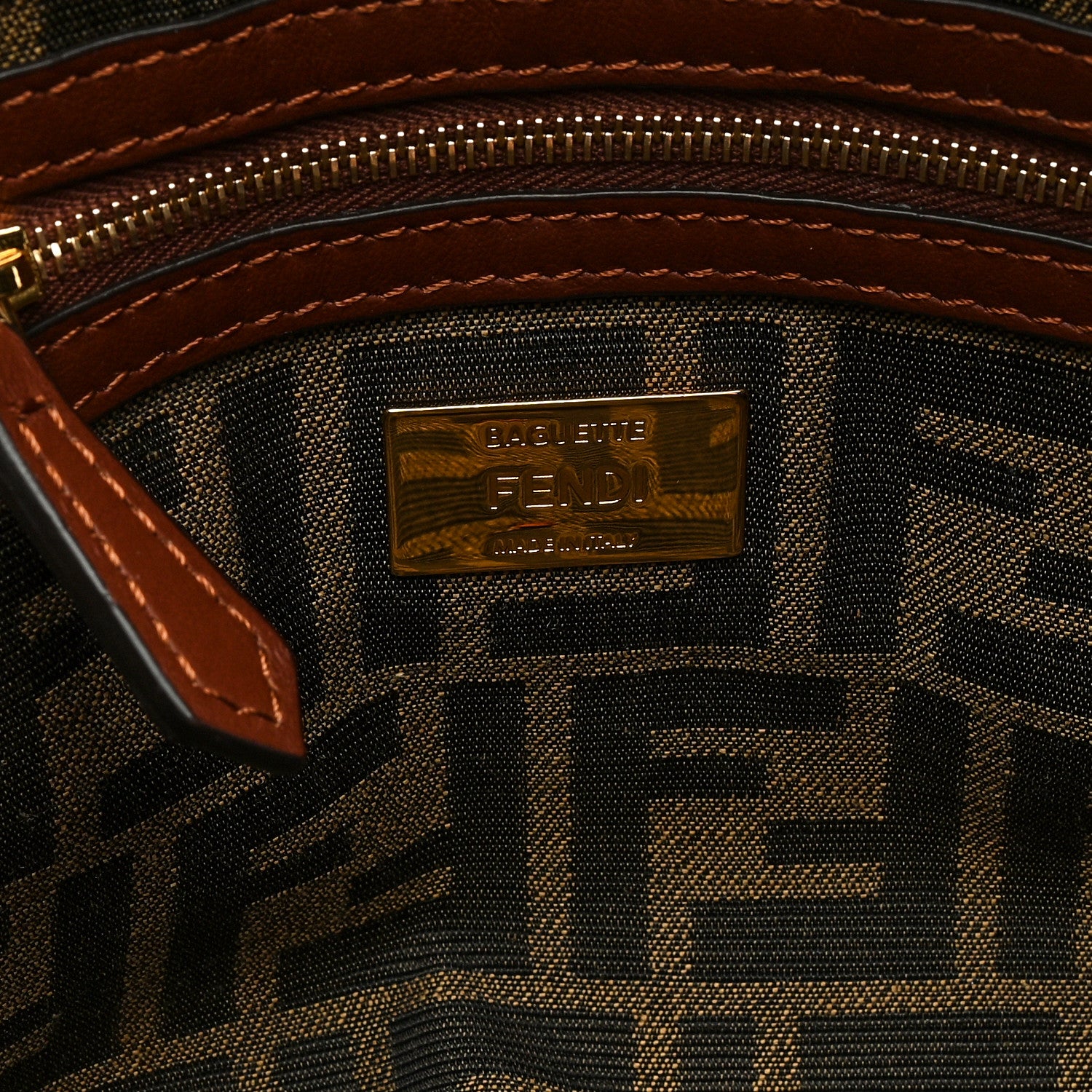 Fendi Fabric Crochet Vitello Grace Plexiglass Baguette Cyber Blue Ghianda 6 of 10