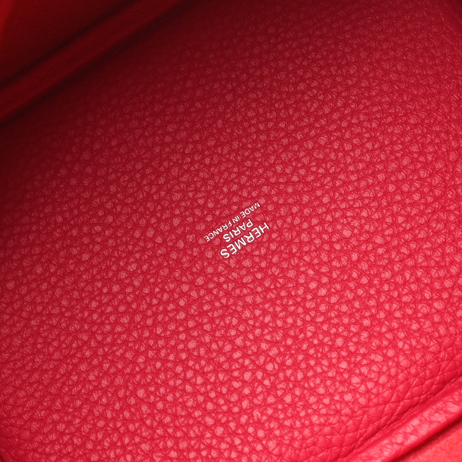 Hermes Taurillon Clemence Swift Eclat Picotin Lock 18 PM Framboise Rouge Sellier 5 of 13