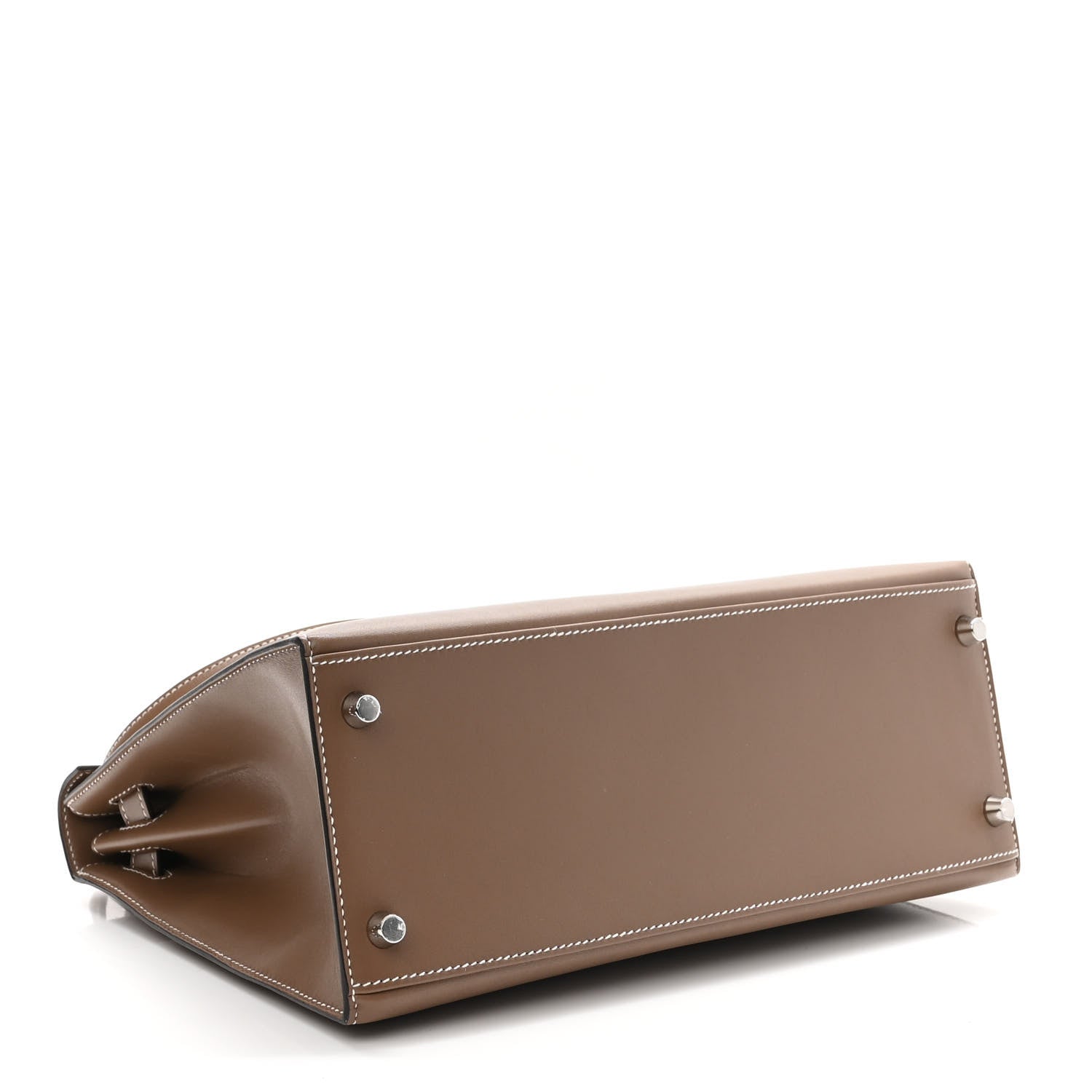 Hermes Tadelakt Kelly Sellier 28 Etoupe 4 of 12