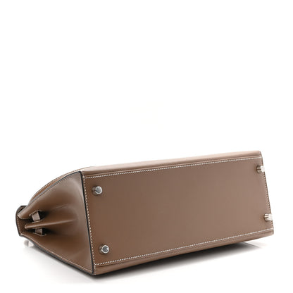 Hermes Tadelakt Kelly Sellier 28 Etoupe 4 of 12