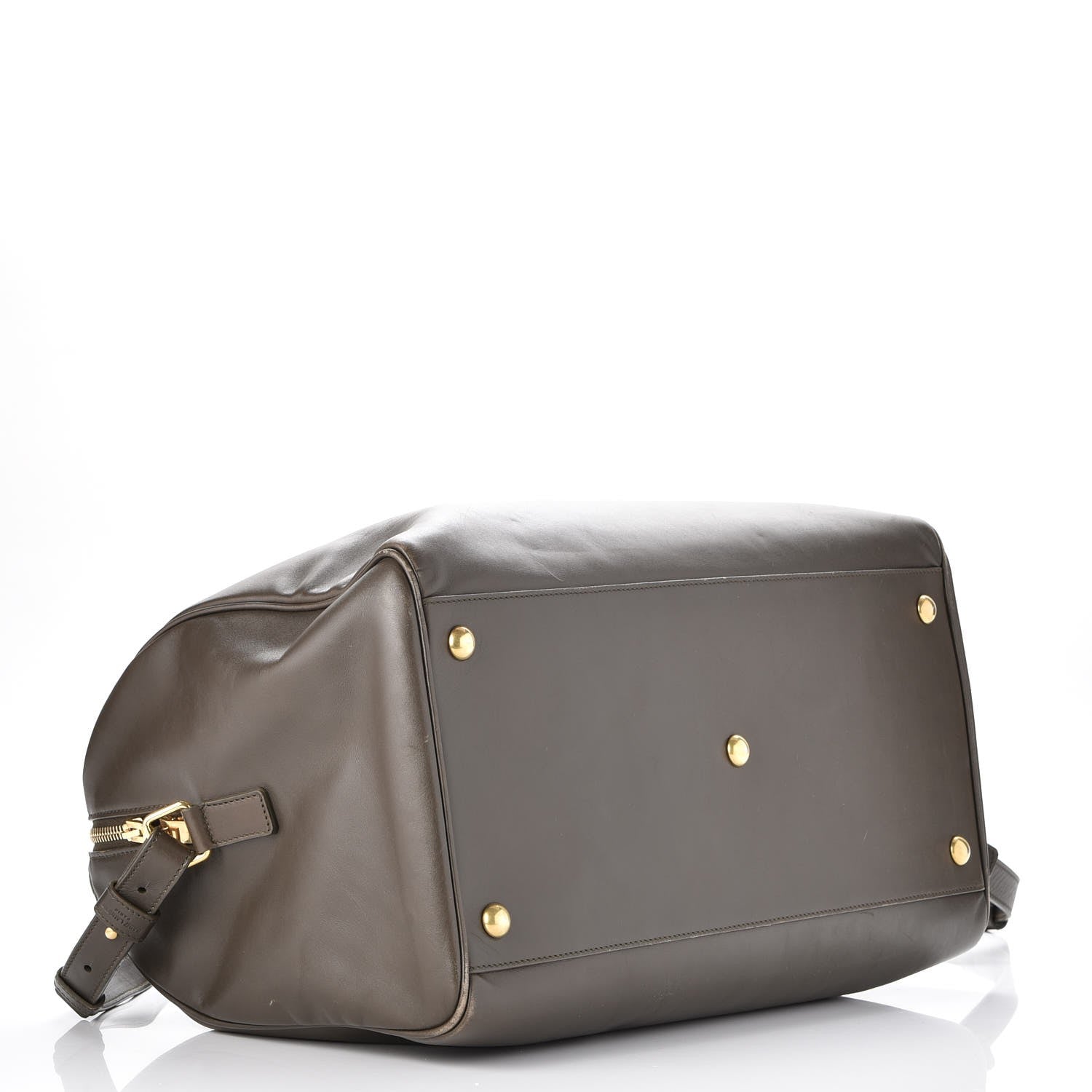 Saint Laurent Calfskin Classic Duffle 12 Earth 5 of 12
