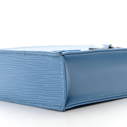Louis Vuitton Epi Petit Sac Plat Bleuet 8 of 8