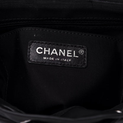 Chanel Calfskin Chevron Quilted Small Urban Spirit Backpack Black 6 of 10